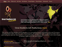 Tablet Screenshot of greatsouthernarkproductions.com